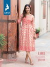 Label By Kaya Rayon Capsual Best Anarkali Kurti Wholesale Shop In Surat